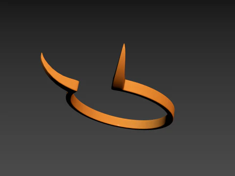 Prop083 Horn Crown 3D Model