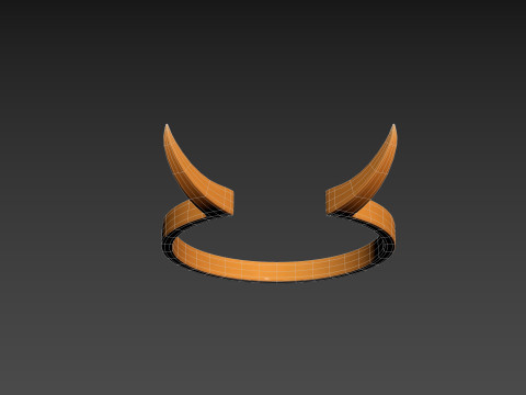 Prop083 Horn Crown 3D Модель