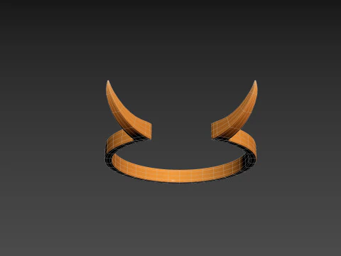 Prop083 Horn Crown 3D Model