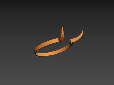 Prop083 Horn Crown 3D Model