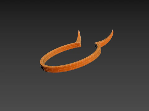 Prop083 Horn Crown 3D Model