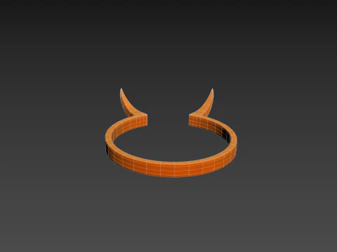 Prop083 Horn Crown 3D Model