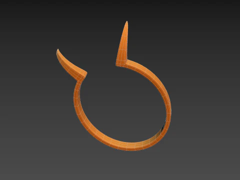 Prop083 Horn Crown 3D Model