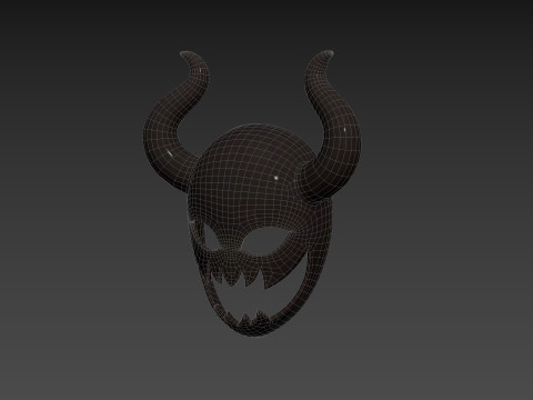 Prop084 Devil Mask 3D मॉडल