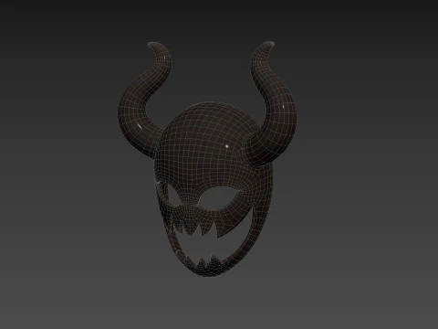 Prop084 Devil Mask 3D Model