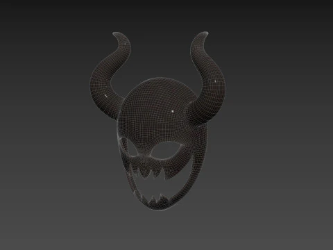 Prop084 Devil Mask 3D Model