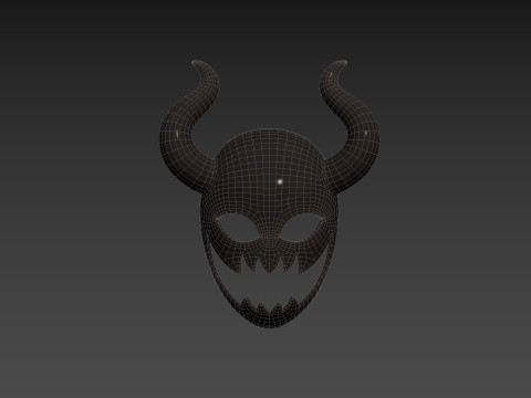 Prop084 Devil Mask 3D मॉडल