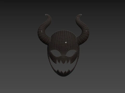 Prop084 Devil Mask 3D Model