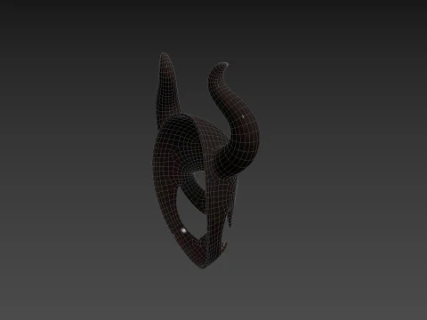 Prop084 Devil Mask 3D Model