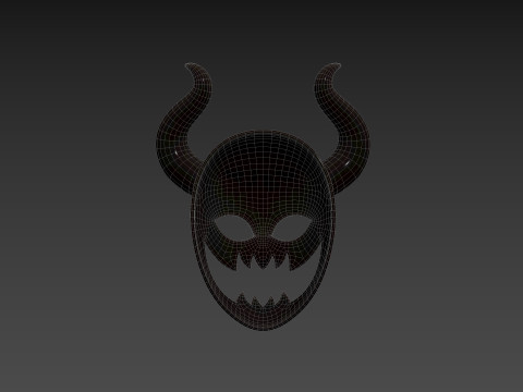 Prop084 Devil Mask 3D मॉडल