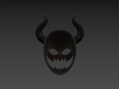Prop084 Devil Mask 3D Model