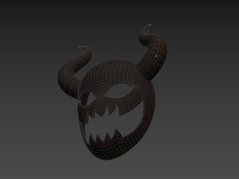 Prop084 Devil Mask 3D मॉडल
