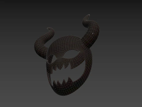 Prop084 Devil Mask 3D Model