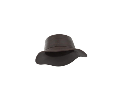Prop086 Leather Bucket Hat 3D Model