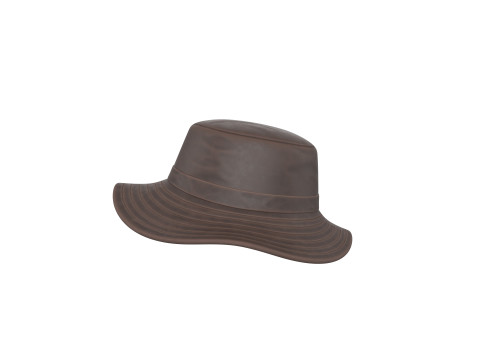 Prop086 Leather Bucket Hat Modelo 3D