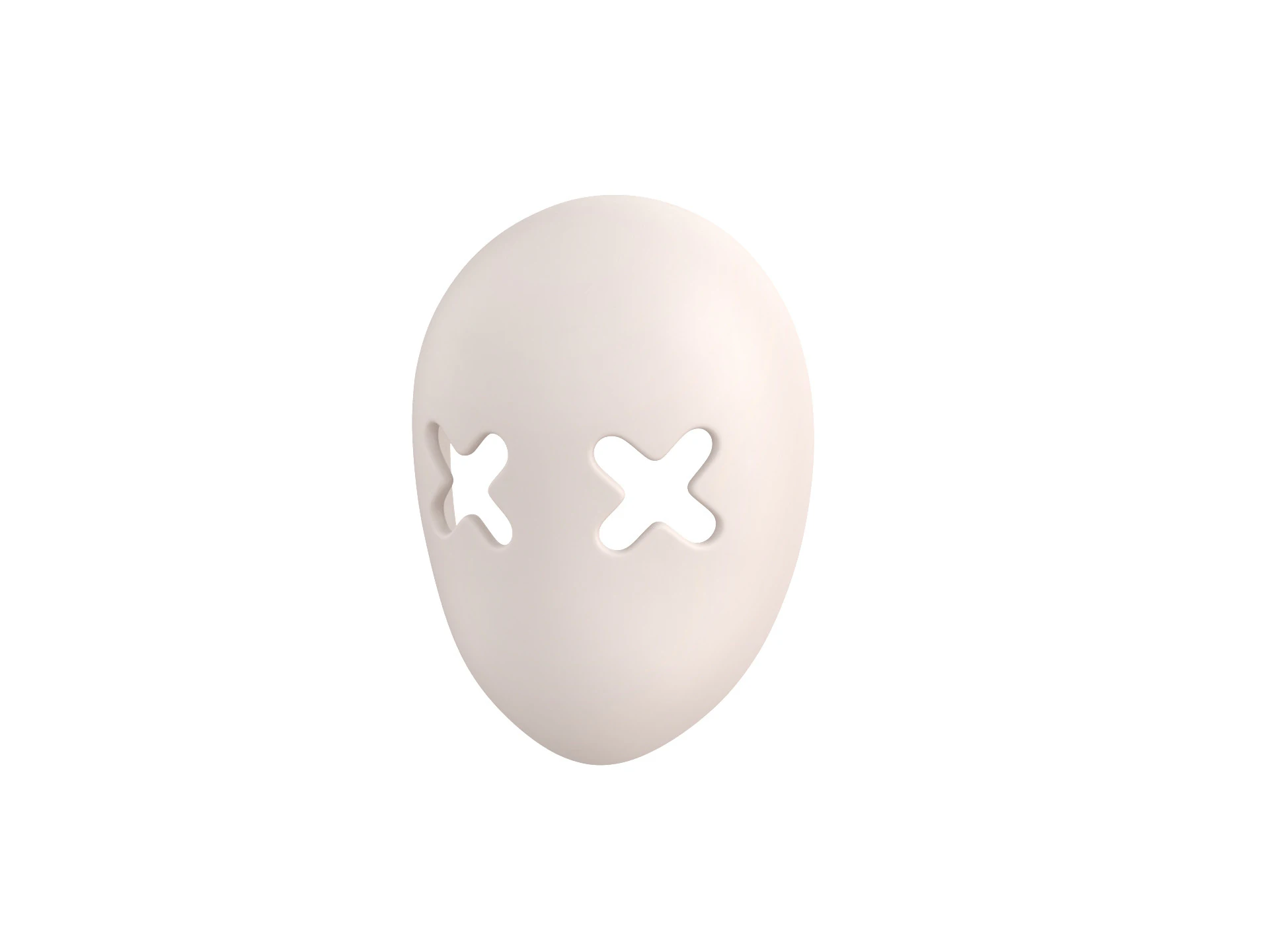 Prop087 XX Mask 3D Model .c4d .max .obj .3ds .fbx .stl .blend 