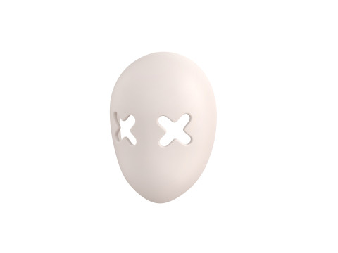 Prop087 XX Mask 3D मॉडल