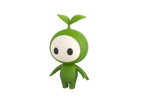 Character181 Rigged Mascot 3D Model