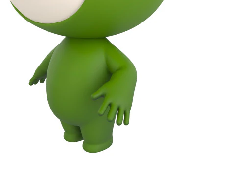 Character181 Rigged Mascot 3D Model