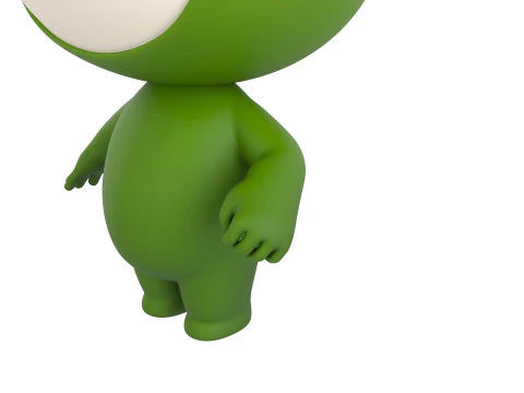 Character181 Rigged Mascot 3D Model