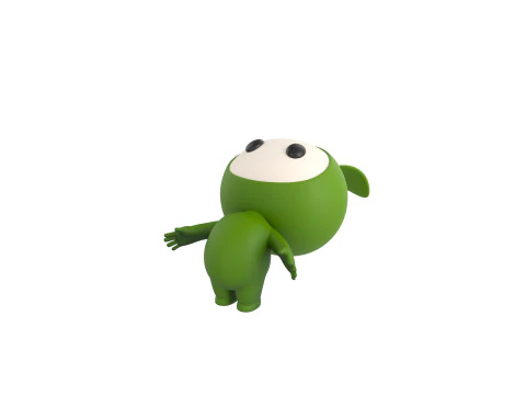 Character181 Rigged Mascot 3D Model
