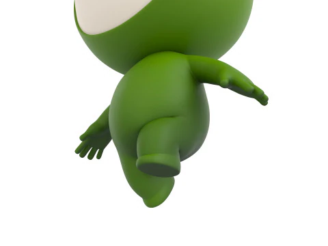 Character181 Rigged Mascot 3D Model