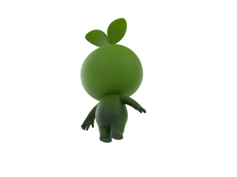 Character181 Rigged Mascot 3D Model