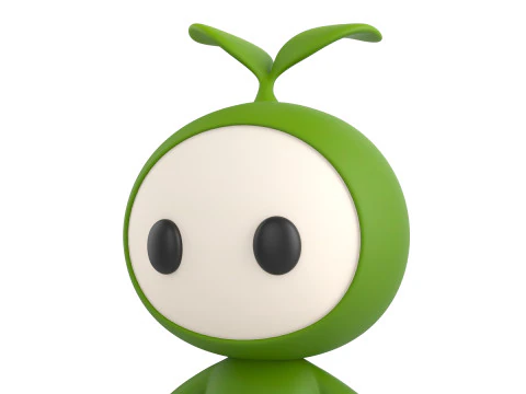 Character181 Rigged Mascot 3D Model