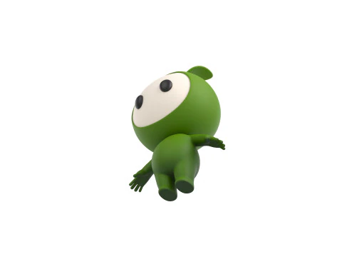 Character181 Rigged Mascot 3D Model