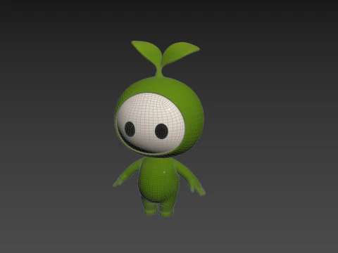 Character181 Rigged Mascot 3D Model