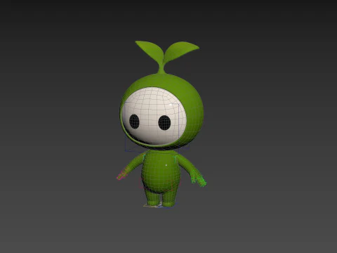 Character181 Rigged Mascot 3D Model