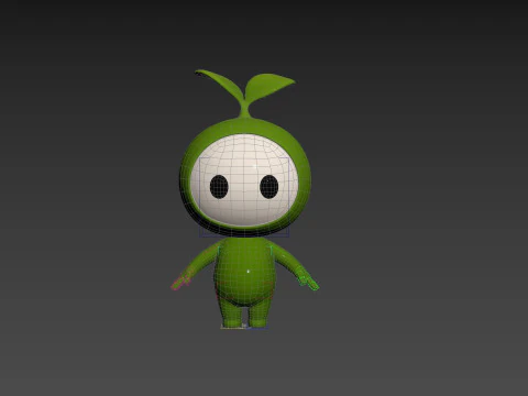 Character181 Rigged Mascot 3D Model