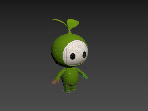 Character181 Rigged Mascot 3D Model