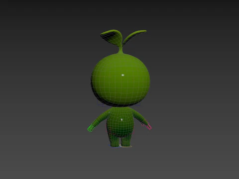 Character181 Rigged Mascot 3D Model