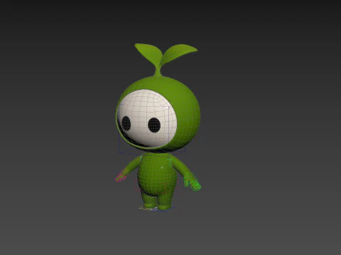 Character181 Rigged Mascot 3D Model