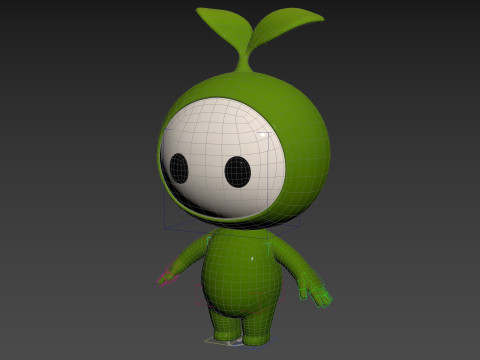 Character181 Rigged Mascot Modelo 3D