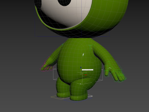 Character181 Rigged Mascot Modelo 3D