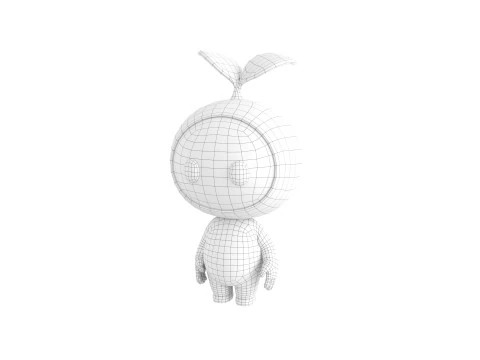 Character181 Rigged Mascot 3D Model