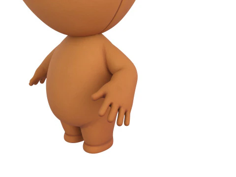 Character182 Rigged Voodoo Doll 3D Model