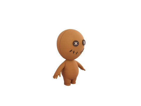 Character182 Rigged Voodoo Doll Modelo 3D