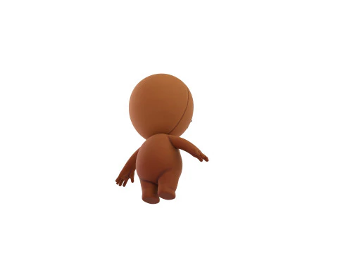 Character182 Rigged Voodoo Doll 3D Model