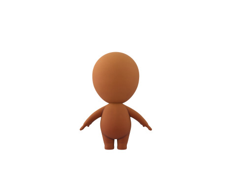 Character182 Rigged Voodoo Doll Modelo 3D