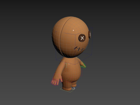 Character182 Rigged Voodoo Doll Modelo 3D