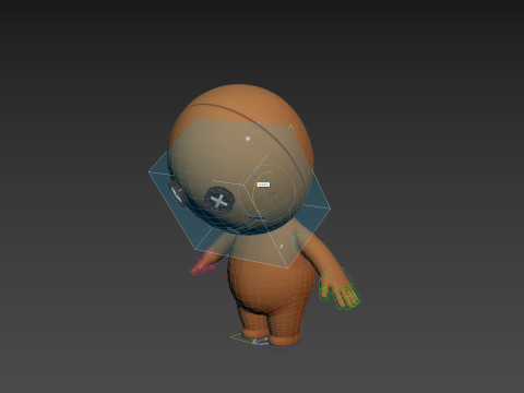 Character182 Rigged Voodoo Doll Modelo 3D