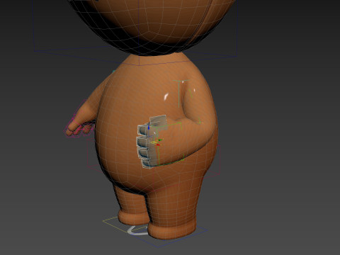 Character182 Rigged Voodoo Doll Modelo 3D