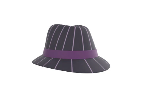 Prop091 Fedora Hat 3D Model