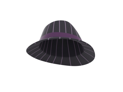 Prop091 Fedora Hat Modello 3D