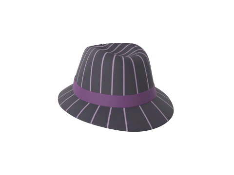 Prop091 Fedora Hat 3D Model