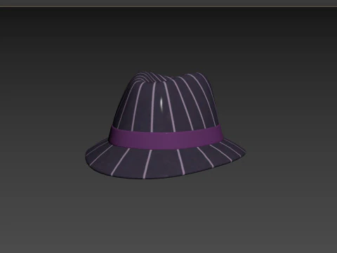 Prop091 Fedora Hat 3D Model