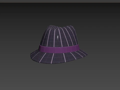 Prop091 Fedora Hat 3D Model